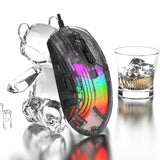 1 x RAW Customer Returns Zienstar Wired USB Gaming Mice with Transparent Crystal Housing, Silent Clicking, RGB Backlight, 7200 DPI-Black - RRP €20.65