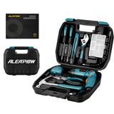 1 x RAW Customer Returns ALEAPOW 3.6V Cordless Screwdriver Tool Box, Max. 4 Nm Hand Tool Set with Storage Box Home Work Repair - RRP €39.31