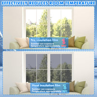 1 x Brand New TZQFROCE mirror film window privacy screen 40 400cm UV protection sun protection film window inside or outside window film self-adhesive window film residue-free thermal film for home office bathroom - RRP €20.4