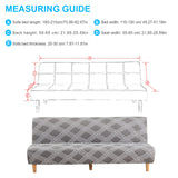 3 x Brand New OKYUK Sofa Cover Without Armrests, Stretch Print Sofa Cover 3 Seater Without Armrest Stretch Couch Cover Armless Sofa Bed Cover for Foldable Sofa Bed Without Armrests For Sofa 180-210 cm  - RRP €54.42