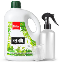 1 x RAW Customer Returns Natura Germania Neem oil 1000ml with soap nut extract with spray bottle and measuring cup - Makes 100 LITERS of ready-to-spray solution - Neem spray for natural plant care for houseplants garden plants - RRP €29.18