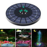 2 x RAW Customer Returns 4W solar fountain for outdoors small, solar fountain pump with LED light, solar fountain water feature fountain, with battery battery storage solar pump pond pump, for the garden bird bath pond decoration - RRP €46.36