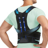 1 x RAW Customer Returns BraceTop Posture Corrector for Men and Women, Adjustable Back Brace to Relieve Back, Neck and Shoulder Pain, Back Support to Improve Posture - RRP €44.79