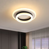 1 x RAW Customer Returns Led ceiling lamp 24W, modern design led ceiling light round 20CM, 3000K ceiling lamp acrylic, ceiling lighting led suitable for bedroom, kitchen, living room, dining room, study, corridor - RRP €34.98