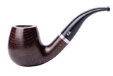 1 x RAW Customer Returns Tobacco Wood Smoking Pipe, Hand Carved, Metal Cooling Filter, Comes with Bag, Boxed Maigret  - RRP €31.87