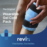 2 x RAW Customer Returns REVIX Knee Cooling Pads Knee Cold Therapy, Reusable Gel Ice Wraps for Leg Injuries, Knee Swelling, Knee Replacement Surgery, Cold Therapy for Arthritis Blue - RRP €51.0