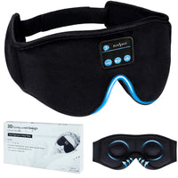 1 x RAW Customer Returns ZUXNZUX Sleep Mask Women and Men, 3D Eye Mask Sleep Mask with Bluetooth Headphones, Adjustable Sleep Headphones Bluetooth for Travel, Yoga, Sleeping, Sleep Mask for Side Sleepers - RRP €28.99