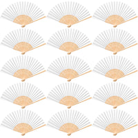 1 x RAW Customer Returns Tomkity 72 pieces hand fans paper fans for wedding and party - RRP €36.38