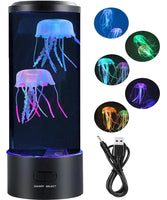 3 x RAW Customer Returns AONAT LED Fantasy Jellyfish Lava Lamp, LED Children s Aquarium Night Lights Round Jellyfish Lamp, 8 Colors Setting Mood Light for Home Office Decoration Great gifts for children and adults - RRP €83.97