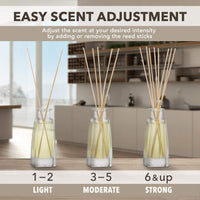 1 x RAW Customer Returns Room Fragrance Reed Diffuser Cinnamon 100ml with Rattan Sticks - Natural Essential Oil Cinnamon - Intensive Long-lasting Room Fragrances - for Room - Spa - Restaurant - RRP €13.61