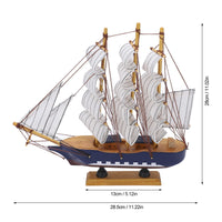 1 x RAW Customer Returns Mediterranean Style Model Ship, Wooden Ship, Wooden Ship Models, Sailboat Decoration, Mini Mayflower Ship Model, Collectible - RRP €37.04