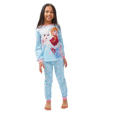 1 x RAW Customer Returns Disney Girl s Pajamas Frozen Elsa and Anna pajamas Princess Pajamas for Children Blue -7 8 Years - RRP €23.95