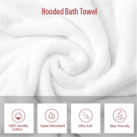 1 x RAW Customer Returns Newborn Bathrobe, 80x80 cm Newborn Towel, Newborn Towel Set with Hood, Newborn Bath for Newborns and Children 0-3 Years, Extra Absorbent and Soft - RRP €16.49