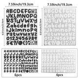 7 x Brand New SJUNJIE 972 Pieces 12 Sheets Adhesive Letters Waterproof Alphabet Numbers Self-Adhesive Vinyl Letters for DIY, Scrapbooking, Mailbox, Gift Decorations Black,White  - RRP €68.11