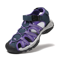 1 x RAW Customer Returns Women s Sports Sandals Trekking Sandals Closed Outdoor Hiking Sandals Summer Lightweight Shoes Women s Sandals for Sports Beach Water Sports Purple 39 - RRP €45.99