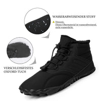 7 x Brand New RUYI Barefoot Shoes Winter Men Women Barefoot Shoes Water-Repellent Warm Lined Winter Shoes Trail Running Shoes with Non-Slip Sole Wide Toe Box - RRP €324.94