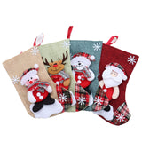 2 x RAW Customer Returns HMYCL Set of 4 Christmas Stockings Set Christmas Creative Doll Santa Boots Gift Bag Christmas Tree Pendant Christmas Decoration For Fireplace Children Christmas Decorations - RRP €26.2