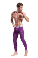 1 x RAW Customer Returns ARCITON Thermal Underwear Men s Leggings Thermal Underpants Long Men s Warm Thermal Trousers Winter XL Waist 88cm-95cm 3004cku Purple - RRP €19.15