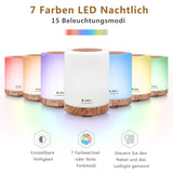 1 x RAW Customer Returns Aroma Diffuser, 300ML Quiet Ultrasonic Humidifier Fragrance Oil Diffuser, Waterless Automatic Shut-Off, with 7 Colors LED, BPA-Free Aromatherapy Fragrances Humidifier for Room, Office, Yoga, Spa, etc. - RRP €24.83