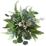 1 x RAW Customer Returns OrgMemory Fake Flower Leaves, Artificial Eucalyptus, 48 Pieces, 8 Types, Artificial Green Leaves, Decorative Plastic for Indoor, Garden, Bedroom, Vase, Floral Arrangement Decoration - RRP €21.99