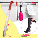 1 x RAW Customer Returns SULPO shoe tree - shoe stretcher made of robust plastic - shoe stretcher, shoe stretcher for high heels - keeps the shoe in shape - includes practical storage bag shoe horn - one size - RRP €23.99