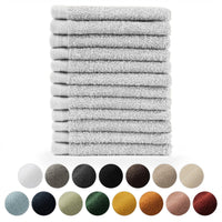 1 x RAW Customer Returns Blumtal Premium terry towel set with hanging loops - cotton Oeko-TEX certified, soft, absorbent - 2X towel 50x100 cm , anthracite - RRP €14.11