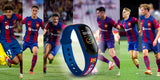 1 x RAW Customer Returns FIT FUN Smart Band Activity Bracelet with Official FC Barcelona Strap - RRP €34.61