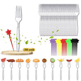 13 x Brand New 250 pieces of plastic cutlery, plastic cutlery, plastic forks, plastic fork, plastic cutlery, party cutlery, black plastic fork, reusable cake forks, plastic cutlery for family celebrations, outdoor dinner - RRP €123.11