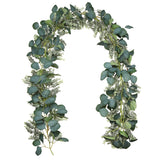 1 x RAW Customer Returns Briful Artificial Plant Artificial Eucalyptus Plant Garland Eucalyptus Vines Hanging Garland Decoration for Wedding Bathroom Garden Kitchen Decoration 1PC 182CM - RRP €33.12