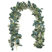 1 x RAW Customer Returns Briful Artificial Plant Artificial Eucalyptus Plant Garland Eucalyptus Vines Hanging Garland Decoration for Wedding Bathroom Garden Kitchen Decoration 1PC, 182CM - RRP €28.22