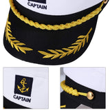 2 x Brand New SOIMISS Captain Yacht Hat Boat Ship Sailor Cap Navy Costume Favor Hat Admiral Sailor Cap Accessory for Men Women,M,As Shown - RRP €35.5