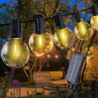 1 x RAW Customer Returns YOOULIT Solar Fairy Lights Outdoor, 15M G40 LED Fairy Lights Bulbs Outdoor, 25 1 Plastic Bulbs Waterproof IP44 for Garden, Patio, Balcony, Party Decoration, 2700K Warm White - RRP €29.97