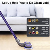 1 x RAW Customer Returns Italdos Floor Mop Compatible with Dyson V6 DC58 DC59 DC61 DC62 Mop Motorized Lava Polishing Floor Marble Including Microfiber Cloth and Water Tank - RRP €63.43