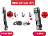 1 x RAW Customer Returns KeySmart Expansion Pack with Screws, Spacers and Posts Up to 22 Keys  - RRP €8.99