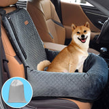 1 x RAW Customer Returns Car seat for dogs, safety seat for pets, suitable for any type of car, the dog seat made of high-quality short plush, removable and easy to clean. - RRP €58.98