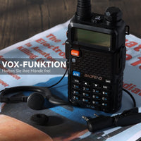 1 x RAW Customer Returns BAOFENG GT-5R Upgraded Walkie Talkie Dual Band UHF VHF Two Way Radio Long Range Portable Amateur Radio with 144-146 430-440 MHz, 128 Channels, 1800 mAh Battery, Support CHIRP - RRP €34.99