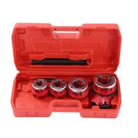 1 x RAW Customer Returns Plumber Pipe Threading Kit Manual Steel Plumbing Threader Set with 4 Dies 1 2 3 4 1 1-1 4 for Water and Gas Pipe Installation KATSU 318504 - RRP €49.95