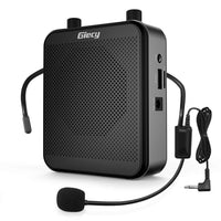 1 x RAW Customer Returns Giecy Portable Voice Amplifier with Microphone Headphone 30W Rechargeable Battery 2800mAh Powerful Sound System for Teachers Guides Trainers Presenters - RRP €58.98