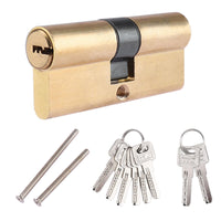 3 x RAW Customer Returns ORTAVA locking cylinder, 30 30 cylinder lock, total length 60mm locking cylinder, profile double cylinder with two screws, can be combined for all types of doors - RRP €24.15