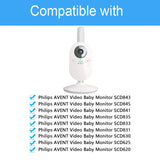 1 x RAW Customer Returns BECEMURU Flexible Twist Clamp Mount with 1 4 Screw Connection Dock Compatible with Philips Avent SCD843 26, SCD833 26, SCD630 26 Video Baby Monitor,Video Baby Monitor Camera Mount Holder Stand - RRP €20.99