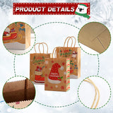 2 x RAW Customer Returns Pack of 16 Christmas gift bags, small Christmas paper bags, paper gift bags with Christmas prints and handles for wrapping Christmas presents, 21 x 15 x 8 cm A  - RRP €30.86