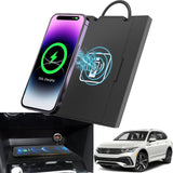 1 x RAW Customer Returns AutoQi Wireless Charger Wireless Qi car chargers suitable for VW Tiguan 2016-2024, 15W fast charging mobile phone charging station for Volkswagen Tiguan accessories - RRP €30.24