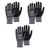 1 x RAW Customer Returns Work Gloves - HPHST SF001TS Gloves 3 Pairs of Assembly Gloves for Men and Women Gloves Ergonomic Design Smart Touch Gardening Gloves Size 10 XL - RRP €10.07