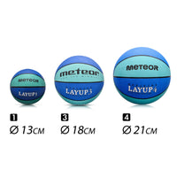 1 x RAW Customer Returns meteor children s basketball layup size 4 youth basketball ideal for children s hands 5-10 years ideal mini basketball for training soft outdoor with non-slip surface size 4, pink  - RRP €15.97