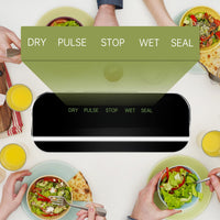 1 x RAW Customer Returns Vacuum sealer, plastic sealing machine for storing food, multifunctional vacuum sealer for food, vacuum sealer for the household, including 10 vacuum bags for food - RRP €34.27