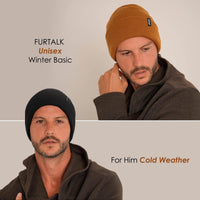 50 x Brand New FURTALK Unisex Hat, Winter Hat for Men and Women, Soft and Warm Beanie with Cuff - RRP €1200.0