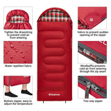 1 x RAW Customer Returns KingCamp Soft Warm Flannel Sleeping Bag, Ultralight Winter Children s Bag, for Children, Sleeping Bag, Blanket for Outdoor Camping Travel - RRP €39.95