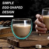 1 x RAW Customer Returns Latte Macchiato Glasses Double-Walled Espresso Cups Set 6 x 80ml Double-Walled Glasses with 6 Spoons, Cappuccino Cups Coffee Glasses Coffee Cups Iced Coffee Glass Thermo Glasses Coffee Mugs - RRP €20.4