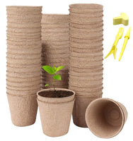 1 x RAW Customer Returns SYITCUN 30 pieces peat pots 10 cm cultivation pots with drainage holes, upgraded thickened biological cultivation pots for plants, round cultivation pots biodegradable, plant pot, seed pot, plant cultivation - RRP €16.13