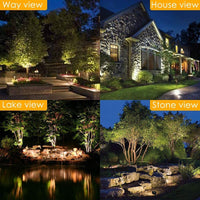 1 x RAW Customer Returns 30M garden spotlight LED ground spike Spurleh 6-pack garden lighting with power IP65 waterproof garden spots LED outdoor garden lamp 3000K warm white COB garden light ideal for outdoor garden lawn garden path - RRP €72.99